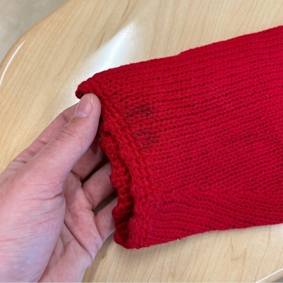 Vintage Tiara Petites Red Ugly Christmas Sweater Holiday Tree Winter Medium - Picture 7 of 8